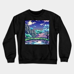 Anime Style Landscape Crewneck Sweatshirt